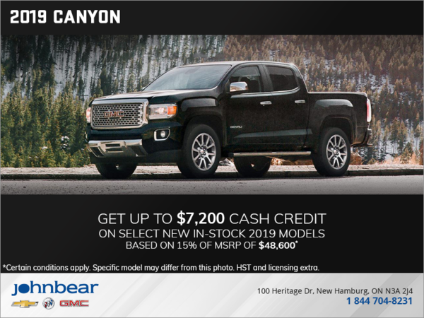 The 2019 GMC Canyon