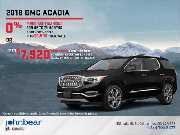 The 2018 GMC Acadia