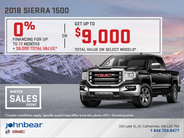 The 2018 GMC Sierra 1500