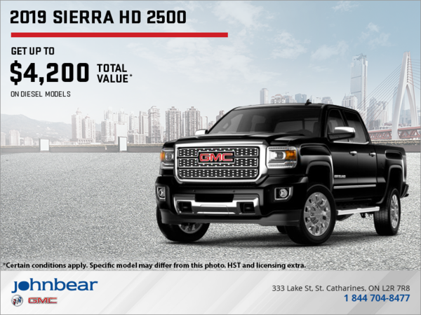 The 2019 GMC Sierra HD 2500
