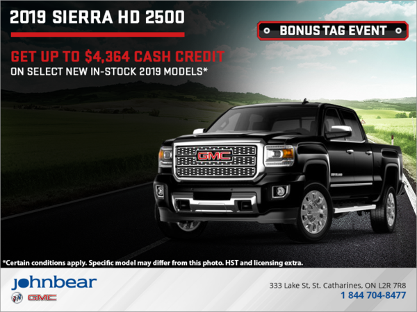 The 2019 GMC Sierra HD 2500