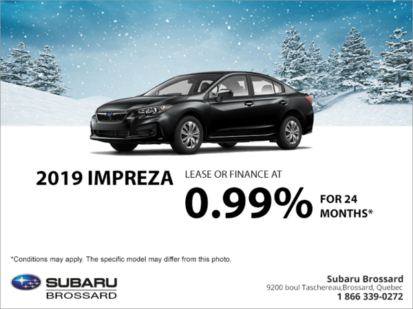 Get the 2019 Impreza 4-door today!