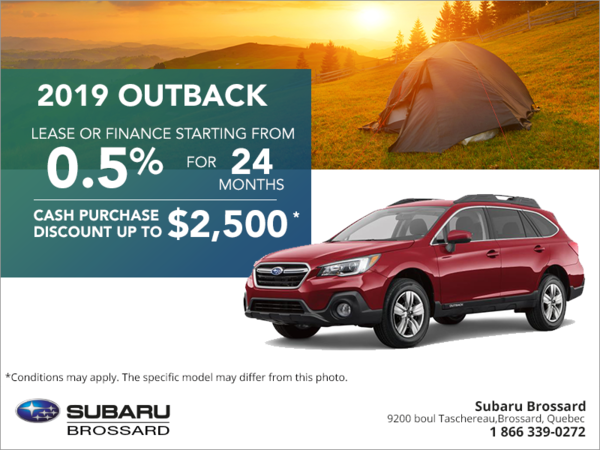 Get the 2019 Outback today!