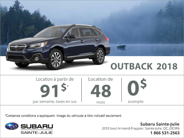 Louez la Outback 2018!