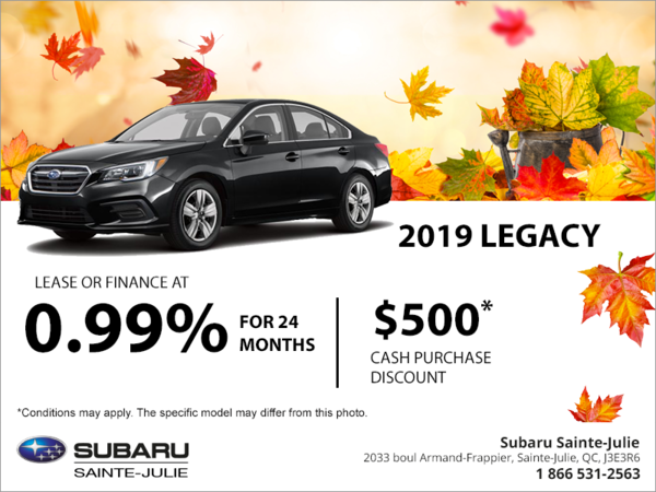 Get the 2019 Legacy today!