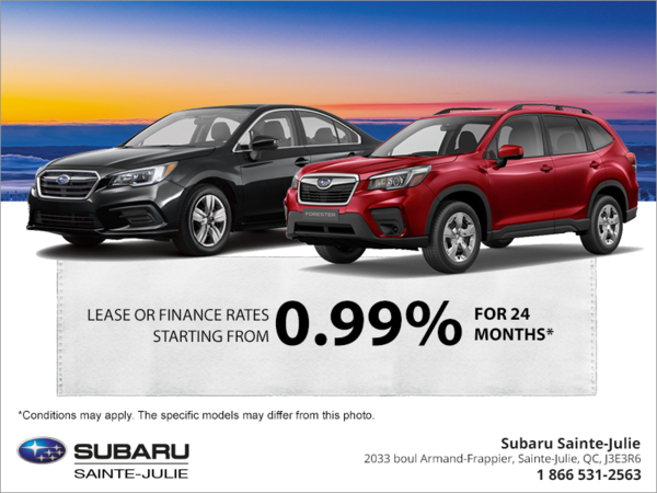 Subaru's monthly Sales Event