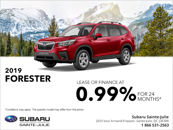Get the 2019 Forester!