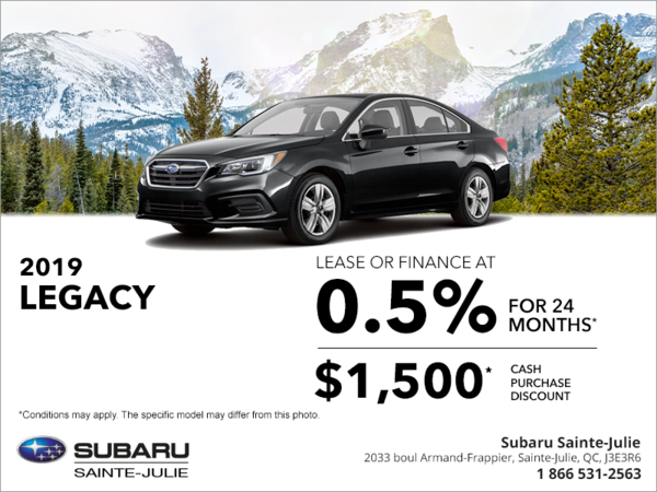 Get the 2019 Legacy today!