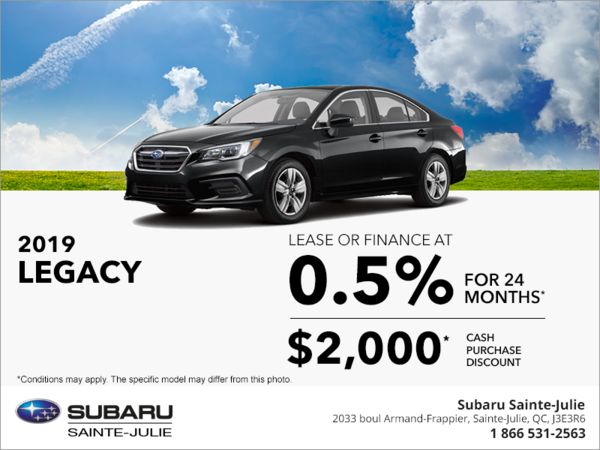Get the 2019 Legacy today!