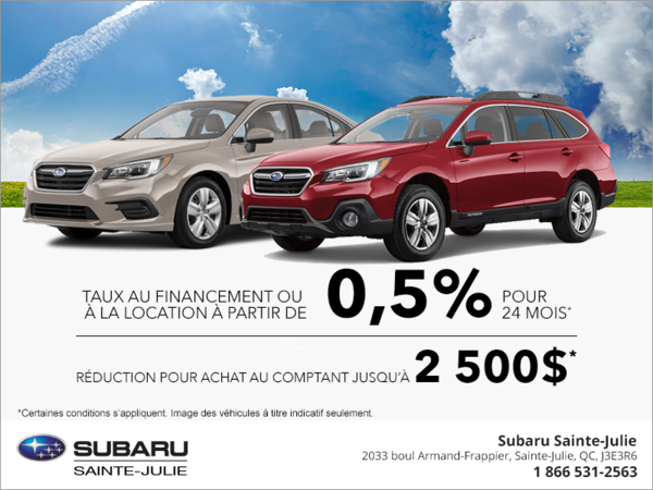 Événement mensuel chez Subaru