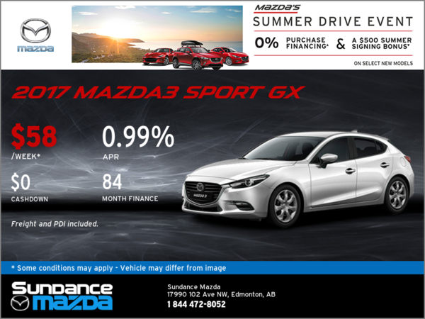 Save on the 2017 Mazda3 Sport Today!