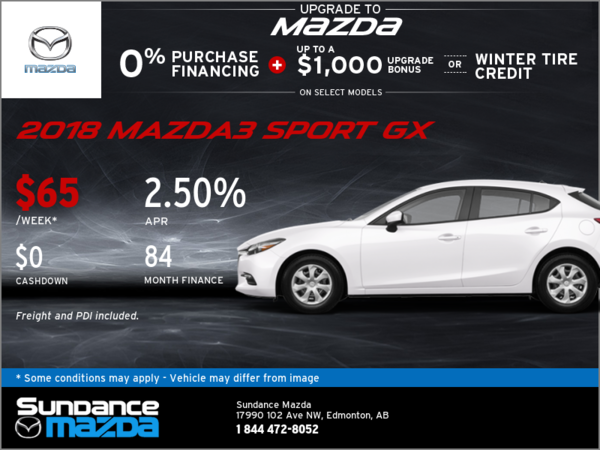 Save on the 2018 Mazda3 Sport Today!