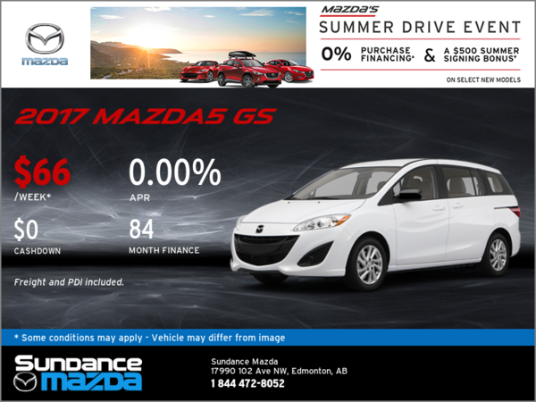Save on the 2017 Mazda5 Today!