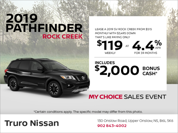 Get the 2019 Nissan Pathfinder Today!