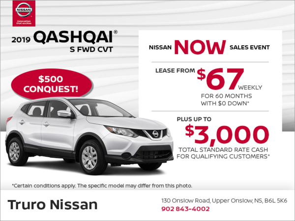 Get the 2019 Nissan Qashqai Today!