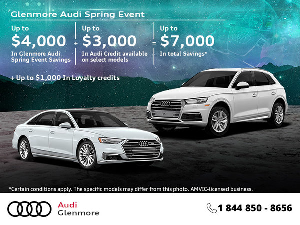 The Audi Monthly Sales Event.
