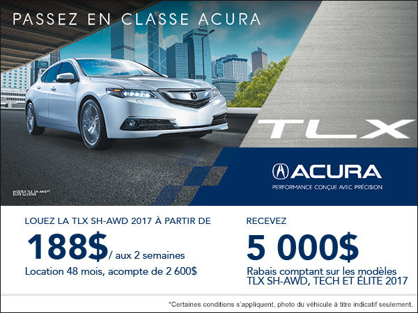 Acura TLX 2017 en location