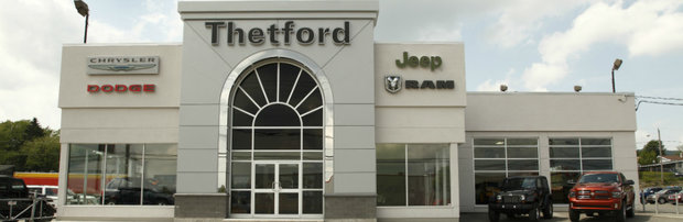 Thetford Chrysler, votre concessionnaire Jeep Dodge Ram de confiance!
