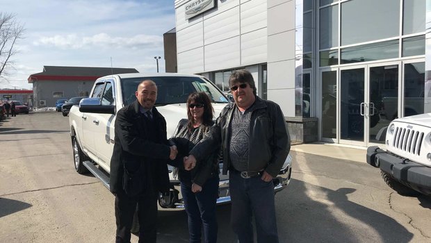 Félicitation à M. Robert Dubé pour son super Ram 1500 Laramie Longhorn. Bonne route.