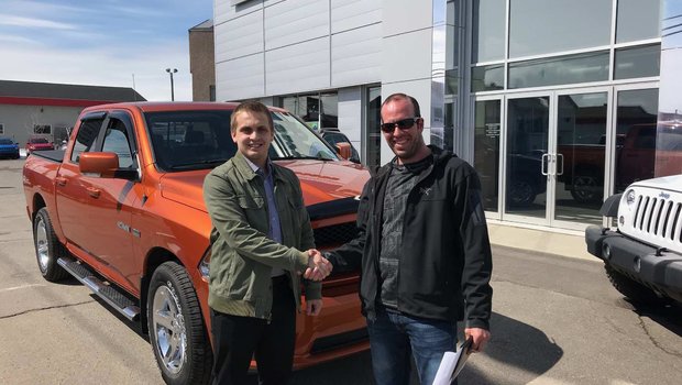 Merci beaucoup à M.Bruno Gamache pour l'achat de son nouveau Ram Sport.
