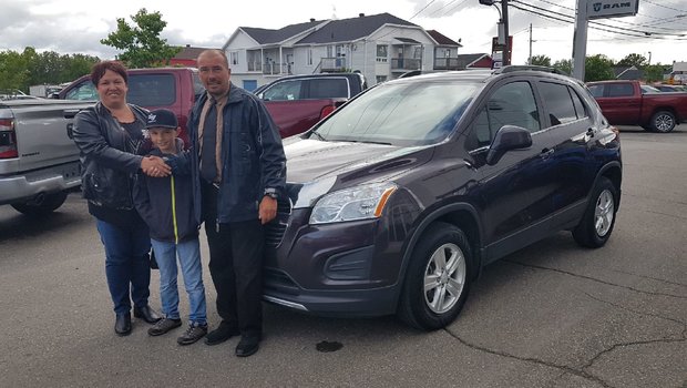 Merci beaucoup à Mme Sylvie Gosselin pour l'achat de sa nouvelle voiture.