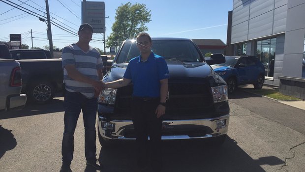 Félicitation à M. Keven Bossé pour son Ram outdoorsman! Bonne route