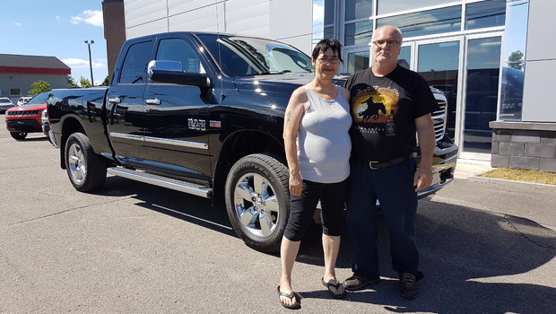 Félicitation à M. Jérome Bossé pour l'achat de son nouveau Ram BigHorn. Bonne été.