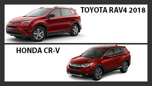 Toyota RAV4 2018 versus Honda CR-V