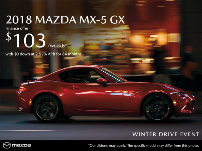 Get the 2018 Mazda MX-5 Today!