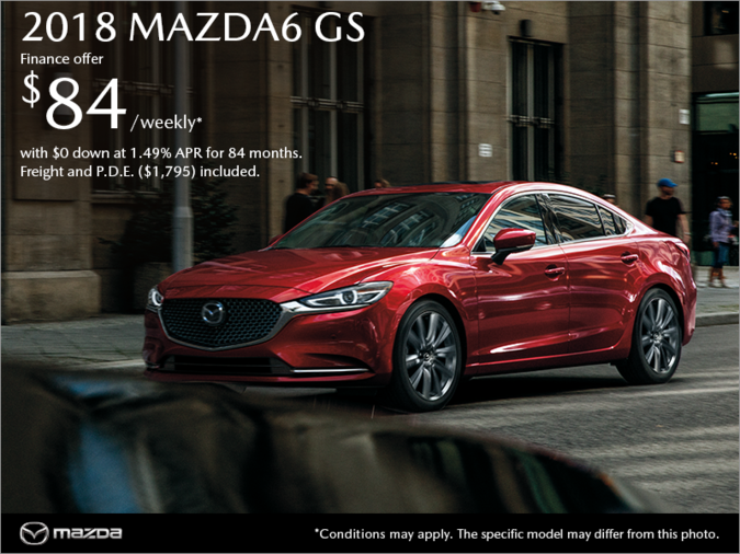 Get the 2018 Mazda6 Today!