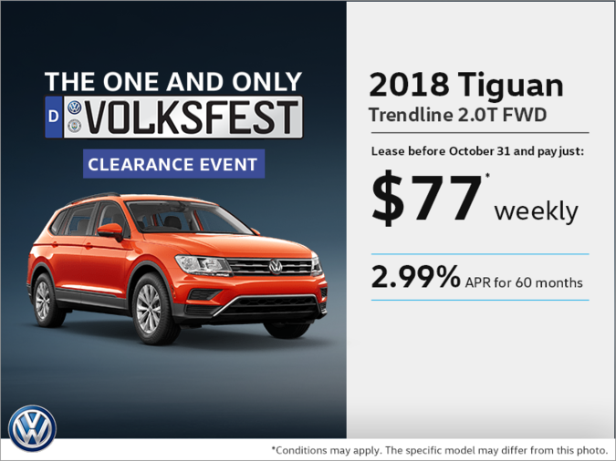 Get the 2018 Tiguan!