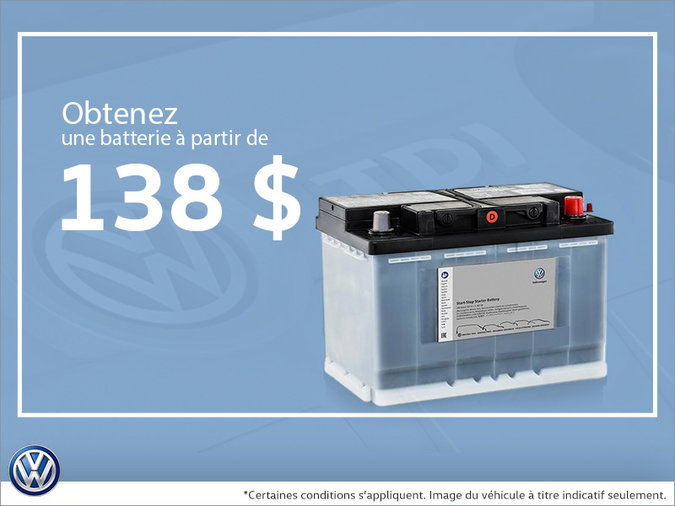 Économisez à l'achat d'une nouvelle batterie!