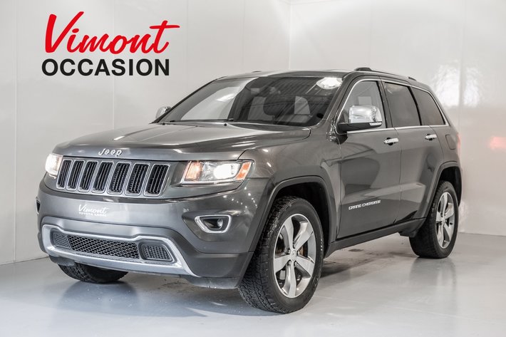 2014 Jeep Grand Cherokee Limited Cuir Toit Mags Gps Camera De Recul