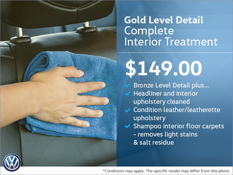 Get a Gold Level Detailing Package!