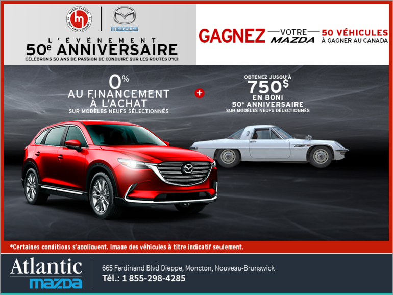 L'événement 50e anniversaire de Mazda !