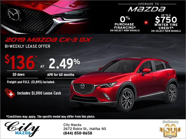 Get the 2019 Mazda CX-3 Today!