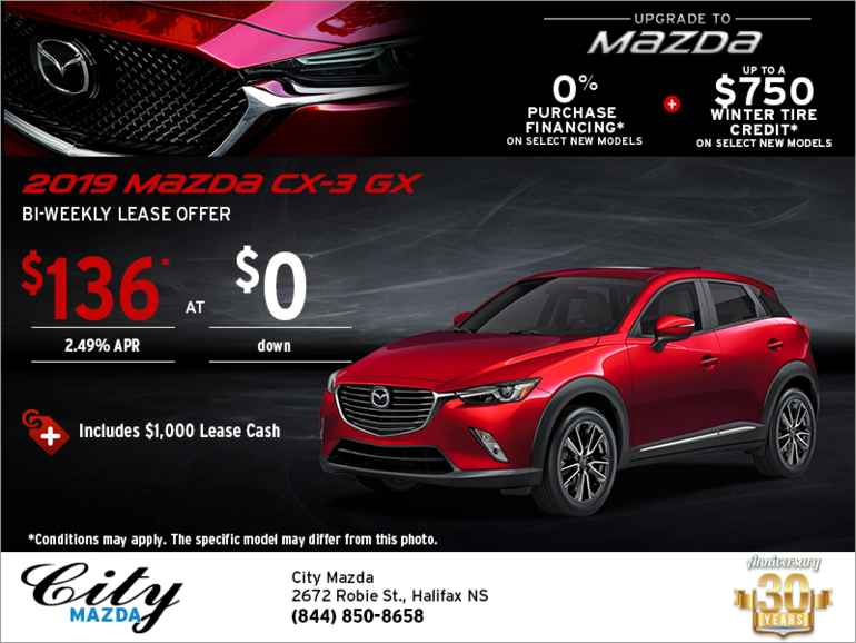 Get the 2019 Mazda CX-3 Today!