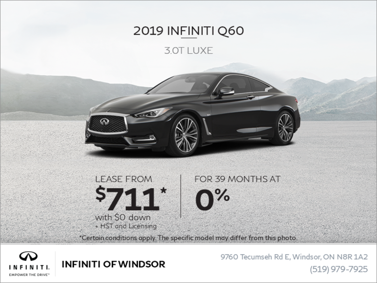 2019 INFINITI Q60 3.0T Luxe