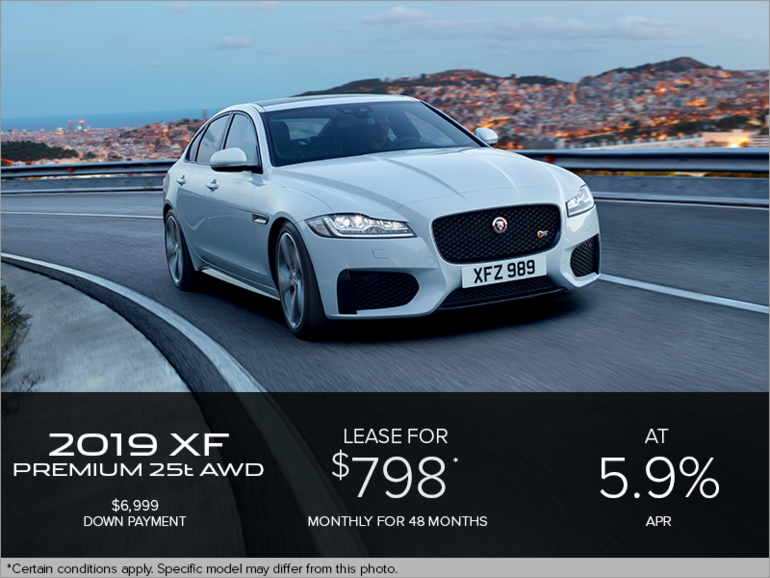 The 2019 Jaguar XF Premium AWD