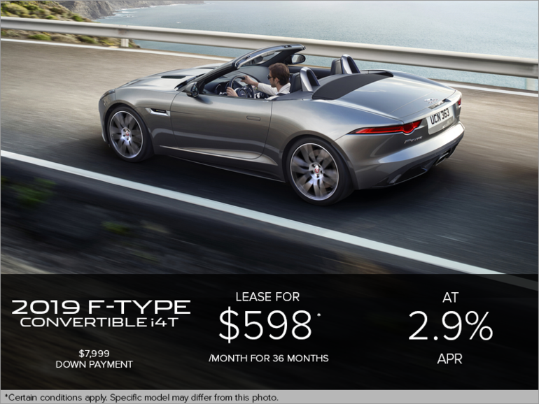 The 2019 Jaguar F-TYPE Convertible i4T