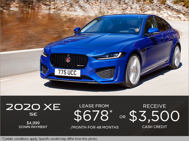 The 2020 Jaguar XE SE