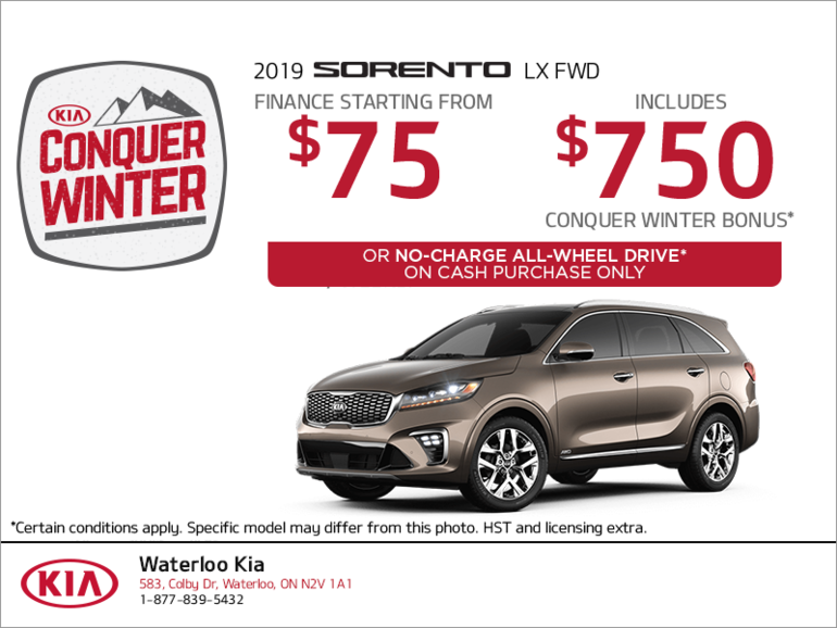 Finance the 2019 Kia Sorento