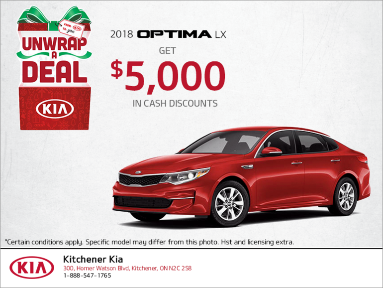 Get the 2018 Kia Optima!