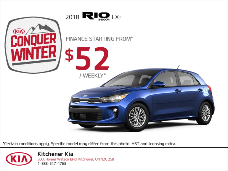 Finance the 2018 Kia Rio 5-Door!