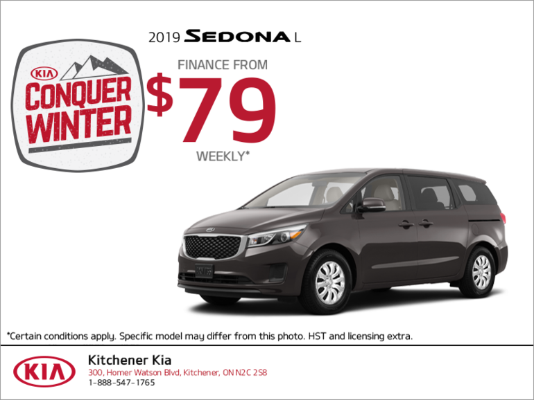 Finance the 2019 Kia Sedona!