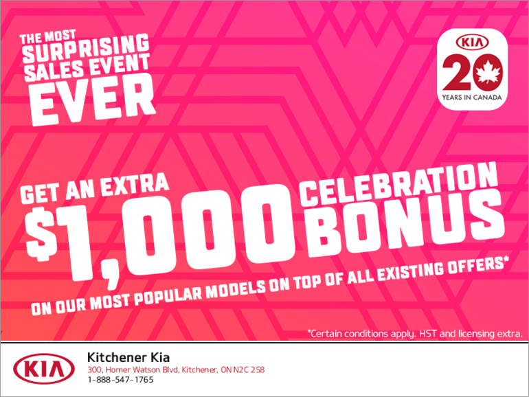 Kia 20 years in Canada Event!