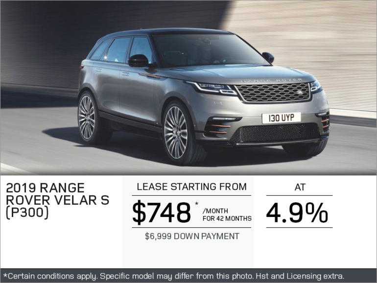 The 2019 Range Rover Velar