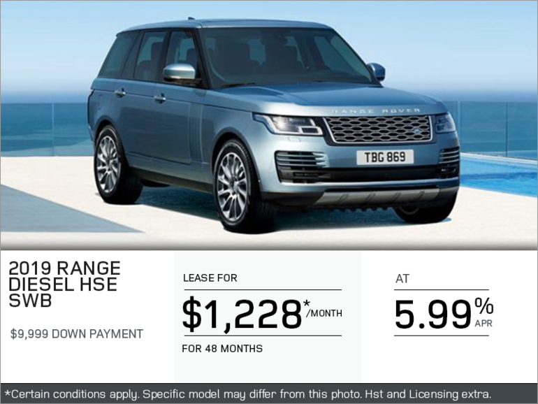 The 2019 Range Rover HSE Diesel