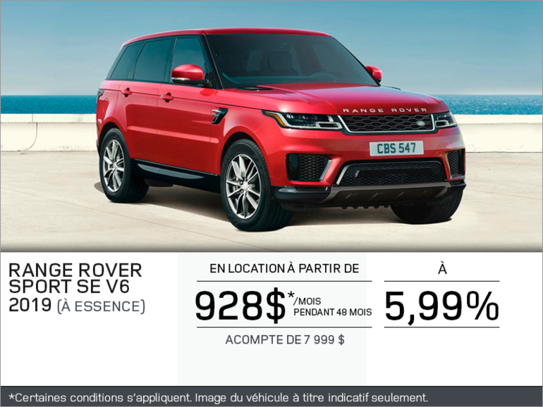 Le Range Rover Sport 2019