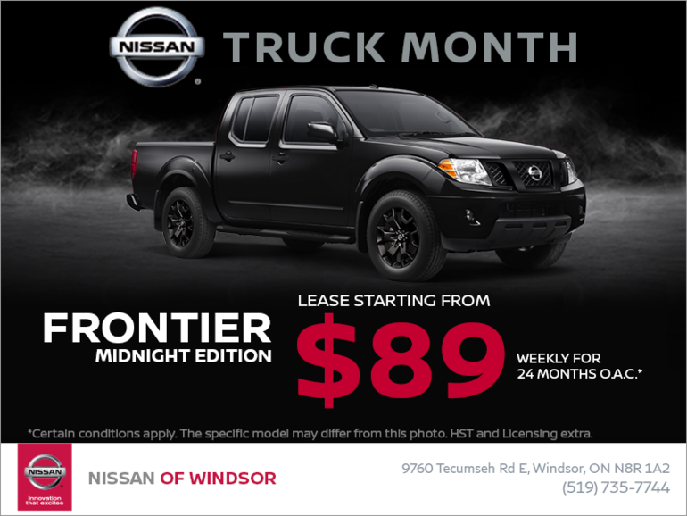 Get the 2018 Nissan Frontier Today!